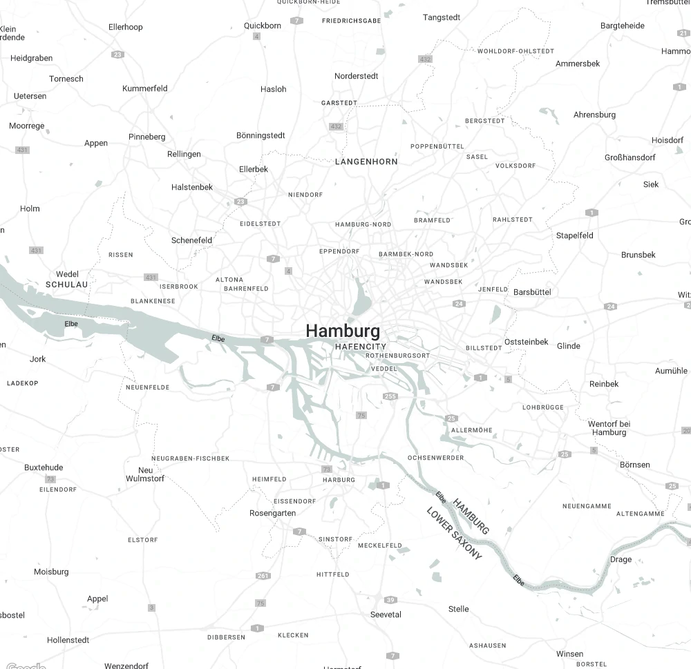 Immobilienbewertung Hamburg Karte